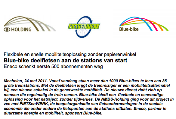 Blue-bike — projectbeeld 3