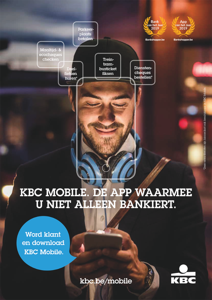 Olympus & KBC — projectbeeld 1